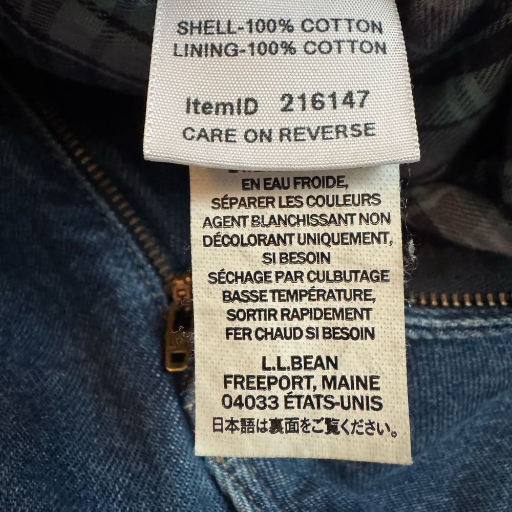 L.L. Bean Original Fit/Relaxed Blue Washed Women's Jeans Size 4 Regular - Picture 4 of 9